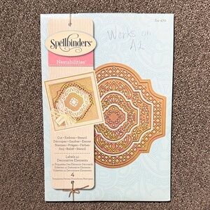 Spellbinders Nestabilities Labels 41 decorative elements dies 54-470 NWT